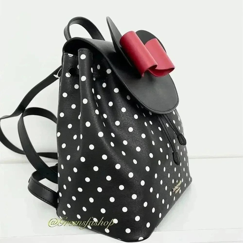 disney x kate spade new york minnie mouse backpack - Picture 6 of 8